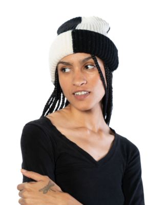 Color Block Cuff Beanie