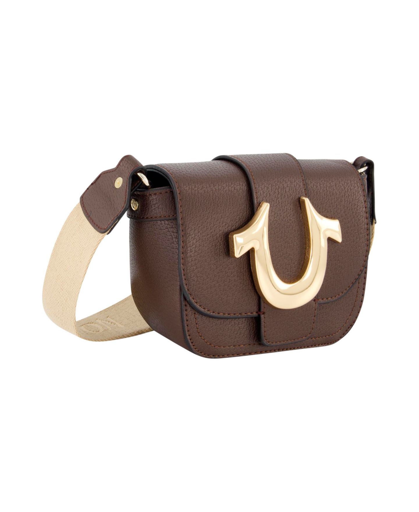 Женская сумка True Religion Mini Flap Crossbody, цвет: Коричневый — фото 3