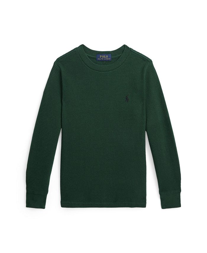Polo Ralph Lauren Toddler and Little Boys Waffle Long-Sleeve T-shirt