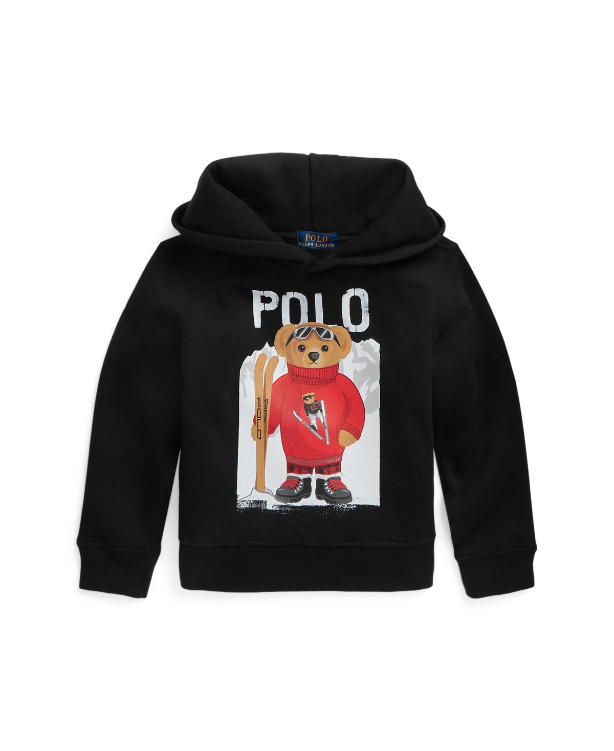 Polo Ralph Lauren Kids' Big Boys Polo Bear Fleece Hoodie In Polo Black