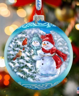 Baby Snowman's First Winter Lg Holiday Collectible Ornaments D. Gelsinger