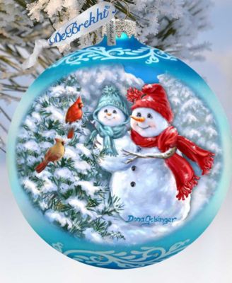 Baby Snowman's First Winter Lg Holiday Collectible Ornaments D. Gelsinger