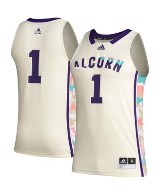 Men's #1 Khaki Alcorn State Braves Honoring Black Excellence Basketball Jersey
