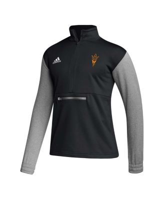 Men's Black Arizona State Sun Devils Sideline AEROREADY Half-Zip Top