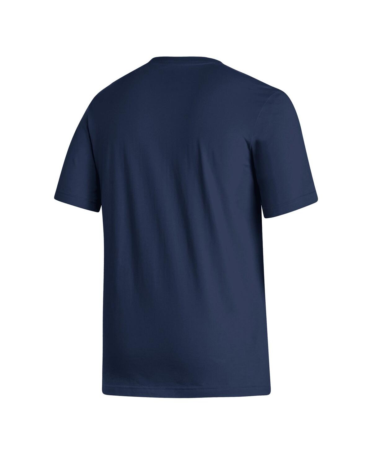 Men's adidasGeorgia Tech Yellow Jackets Head of Class Fresh T-shirt - Navy