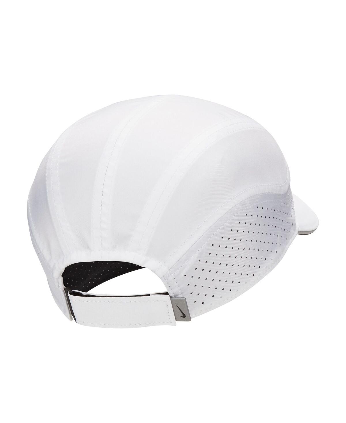 Shop Nike Men's And Women's  White Reflective Fly Performance Adjustable Hat