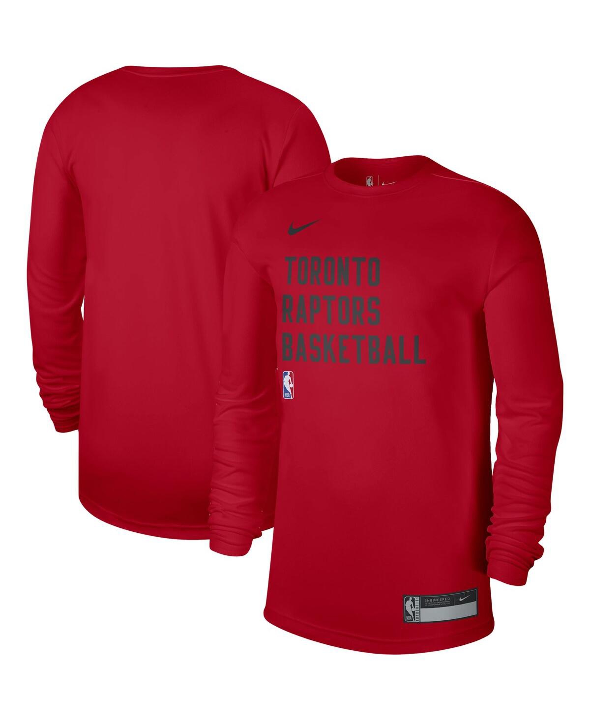 Shop Nike Men's And Women's  Red Toronto Raptors 2023/24 Legend On-court Practice Long Sleeve T-shirt