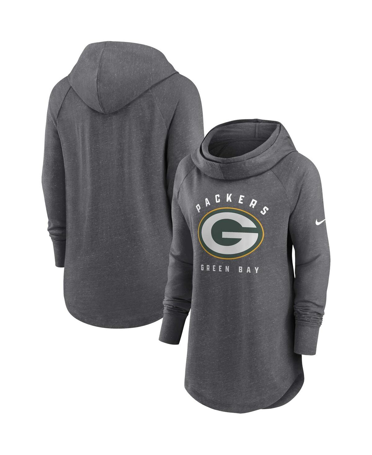 Nike Women's Team (nfl Green Bay Packers) Pullover Hoodie In Grey