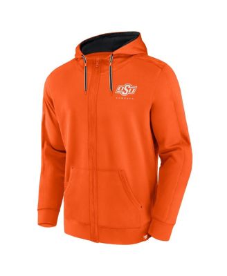 Men's Orange Oklahoma State Cowboys Power Index Full-Zip Hoodie