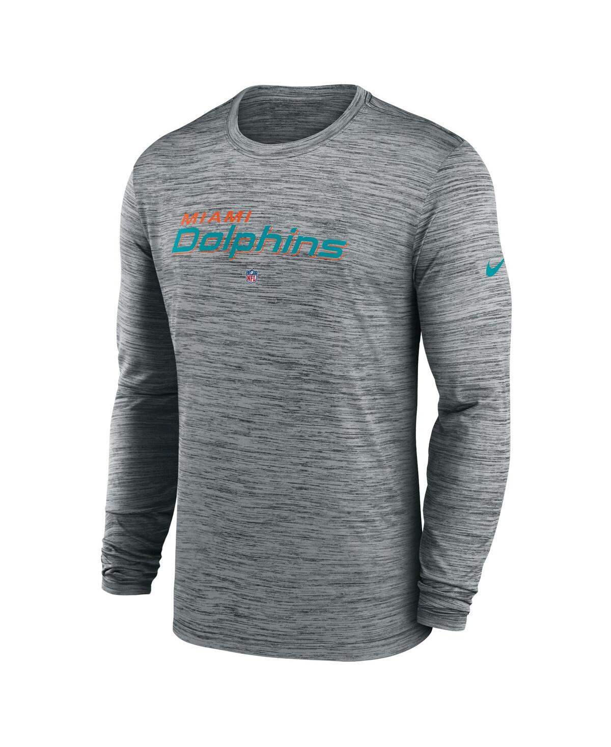 Nike Miami Dolphins Sideline Coach Performance T-shirt At Nordstrom in Gray  for Men