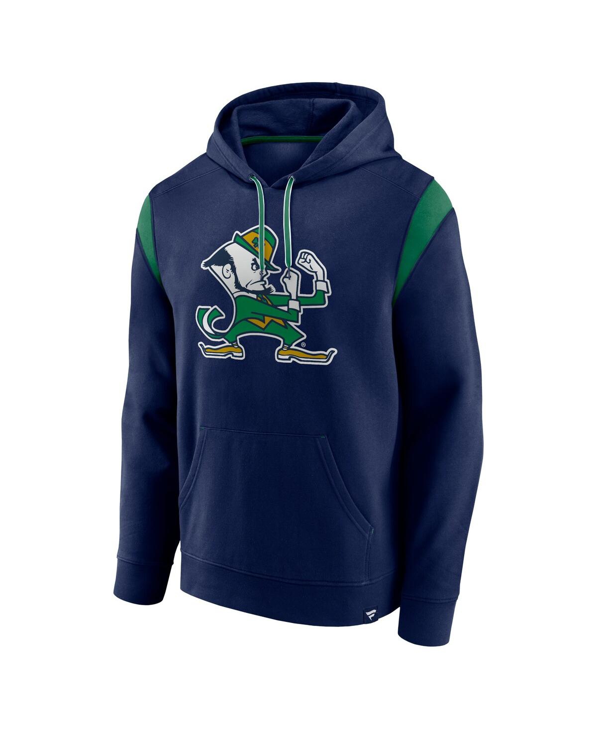 Men's FanaticsNotre Dame Fighting Irish Gym Rat Pullover Hoodie - Navy