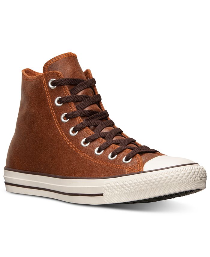 llamada Íntimo prefacio Converse Men's All Star Vintage Leather Hi Casual Sneakers from Finish Line  - Macy's