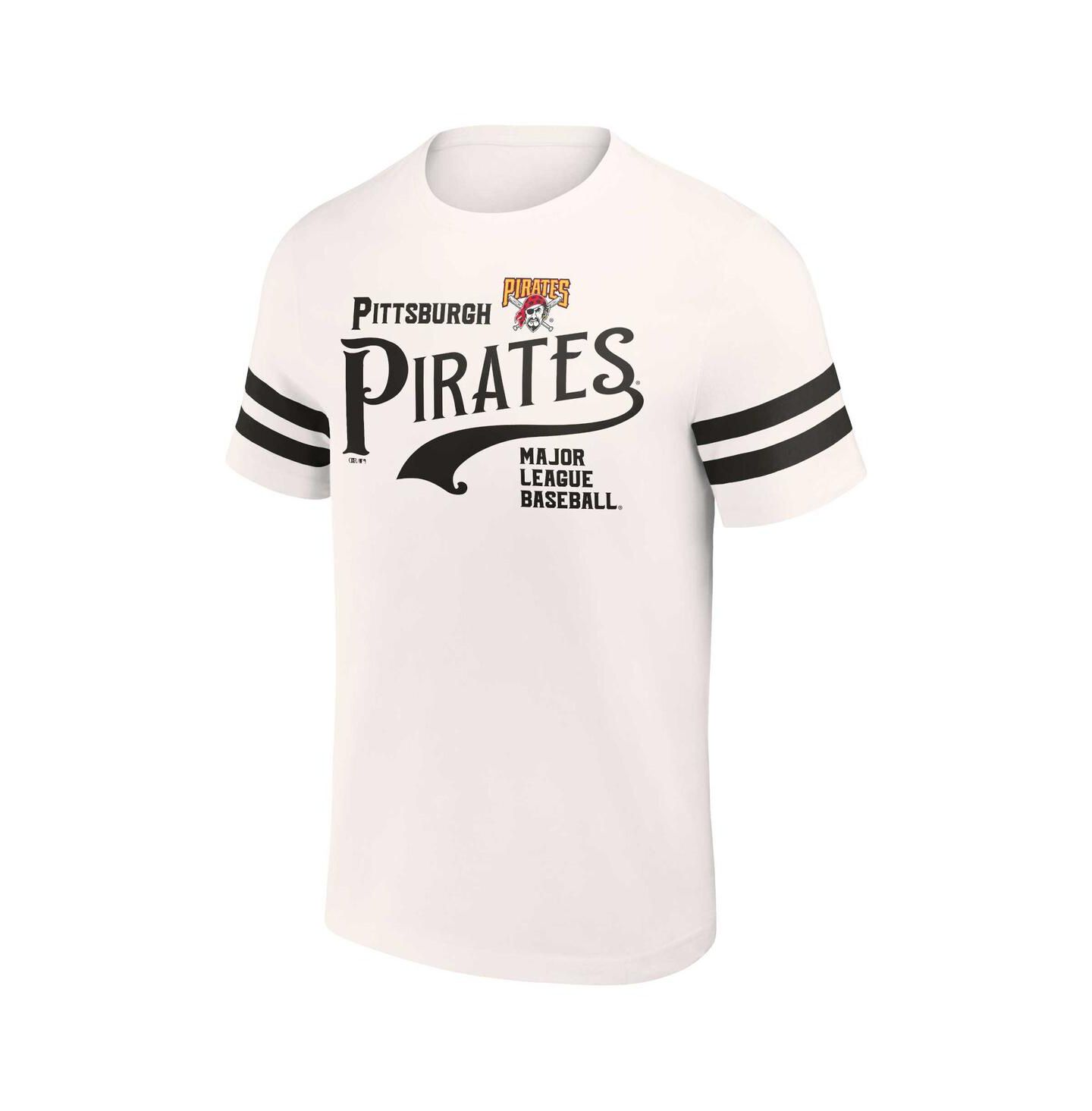 Мужская футболка Fanatics Darius Rucker Collection by Cream Pittsburgh Pirates Yarn Dye Vintage-Like — фото 3
