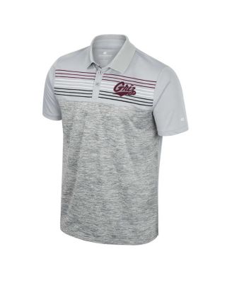 Men's Gray Montana Grizzlies Cybernetic Polo Shirt