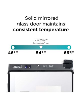 8 Bottle Capacity Wine CellarMirror Door