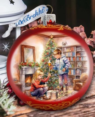 Cherished Moments Lg Mercury Christmas Glass Collectible Ornaments G. DeBrekht