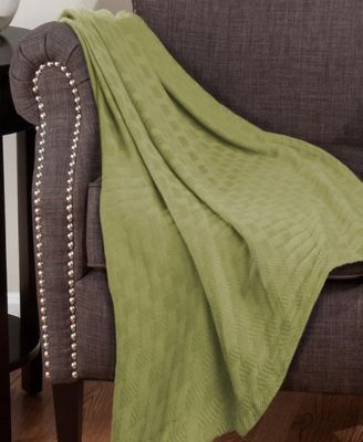 Basket Weave All Season Cotton Blanket, Full/Queen