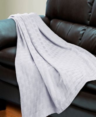 Basket Weave All Season Cotton Blanket, King