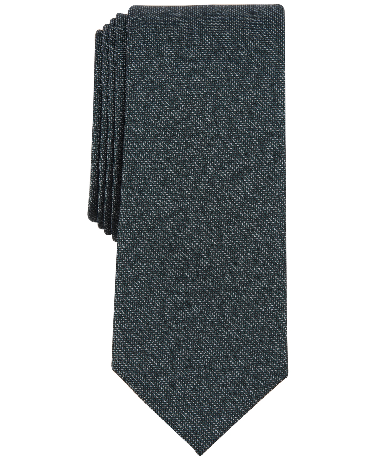 Men's Cobbled Solid Tie, Created for Macy's - Mauve