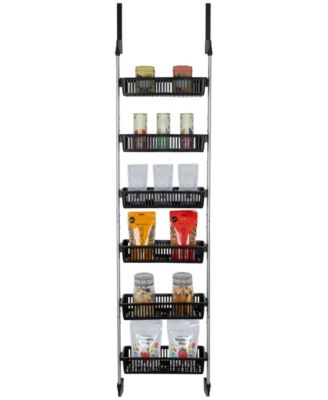 6-Tier Over the Door Pantry Organizer with 6 Full Baskets