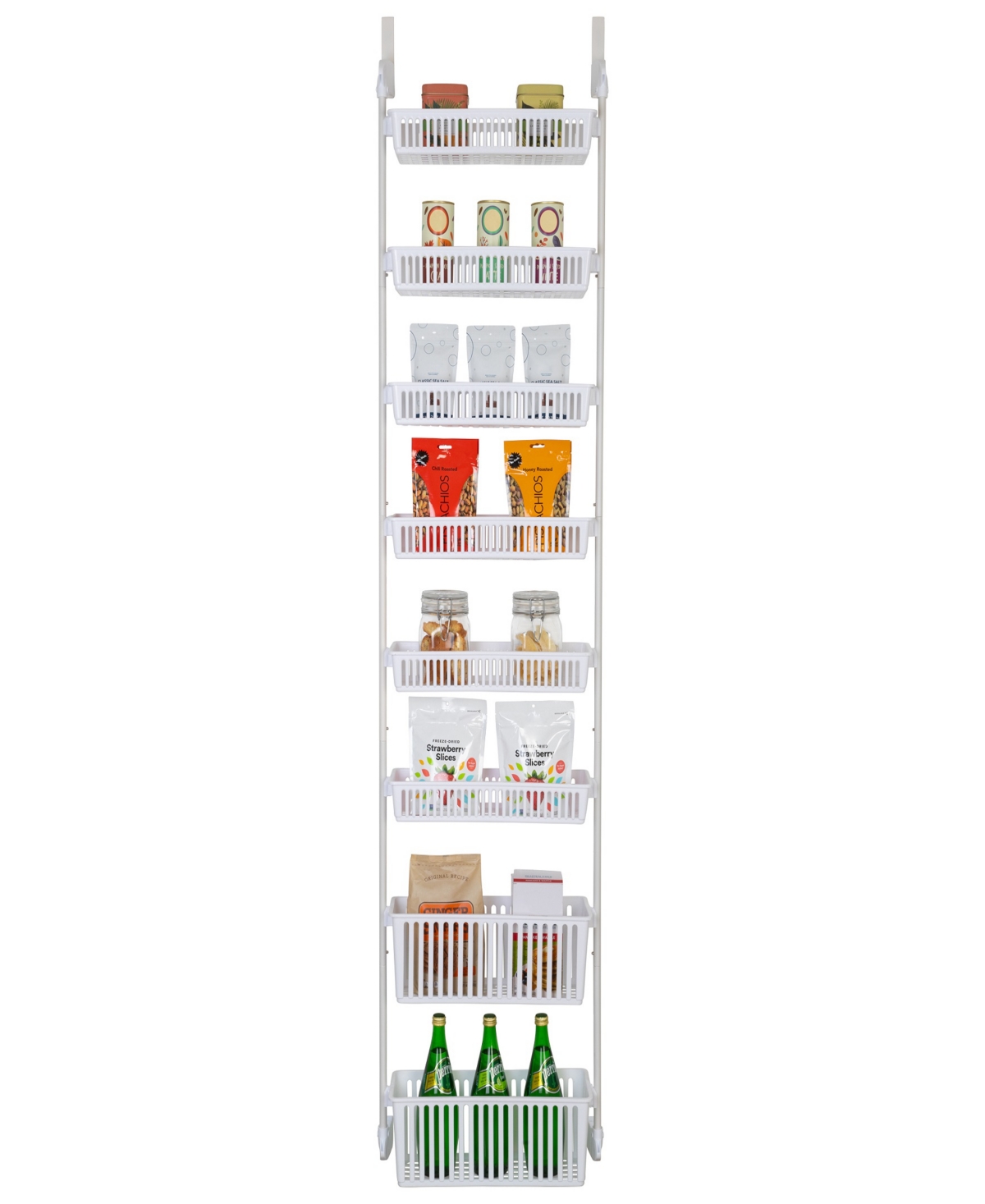 Shop Smart Design 8-tier Over-the-door Hanging Pantry Organizer In White