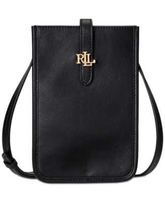 ショルダーバッグ・ポシェット Lauren Ralph Lauren Leather Crossbody Tech Case Lauren Ralph Lauren Leather Crossbody Tech Case - Macy's
