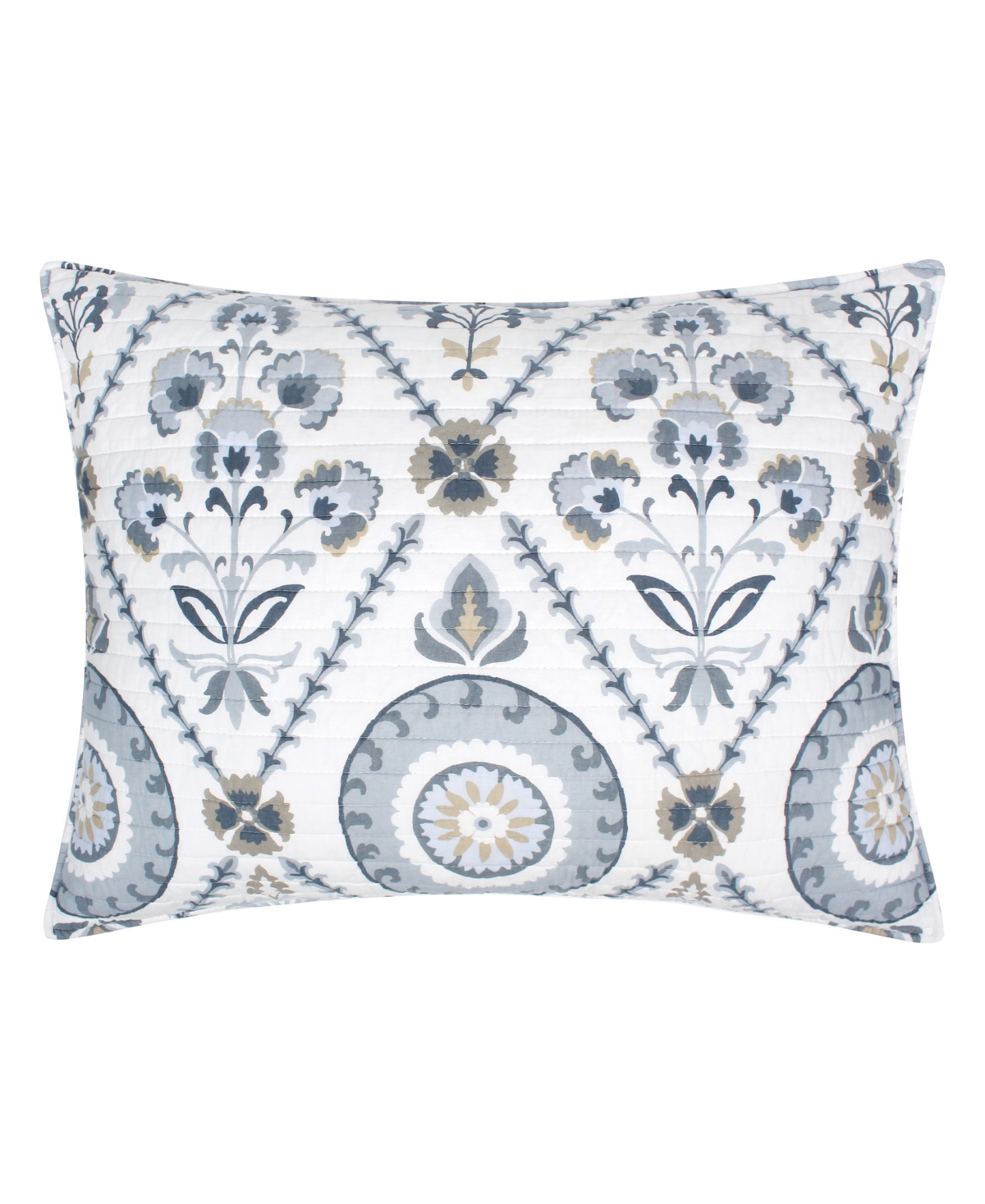 Levtex Maeve Vine Tile Reversible 2-pc. Quilt Set, Twin/twin Xl In Gray