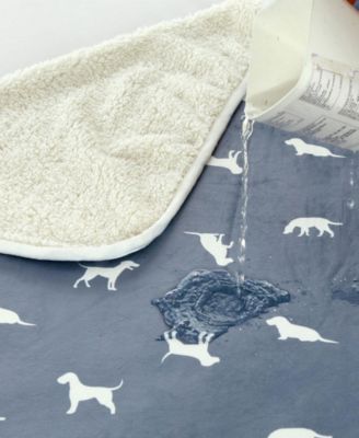 Advanced Water Resistant Pets Print Comfort Throw, 50" x 60"