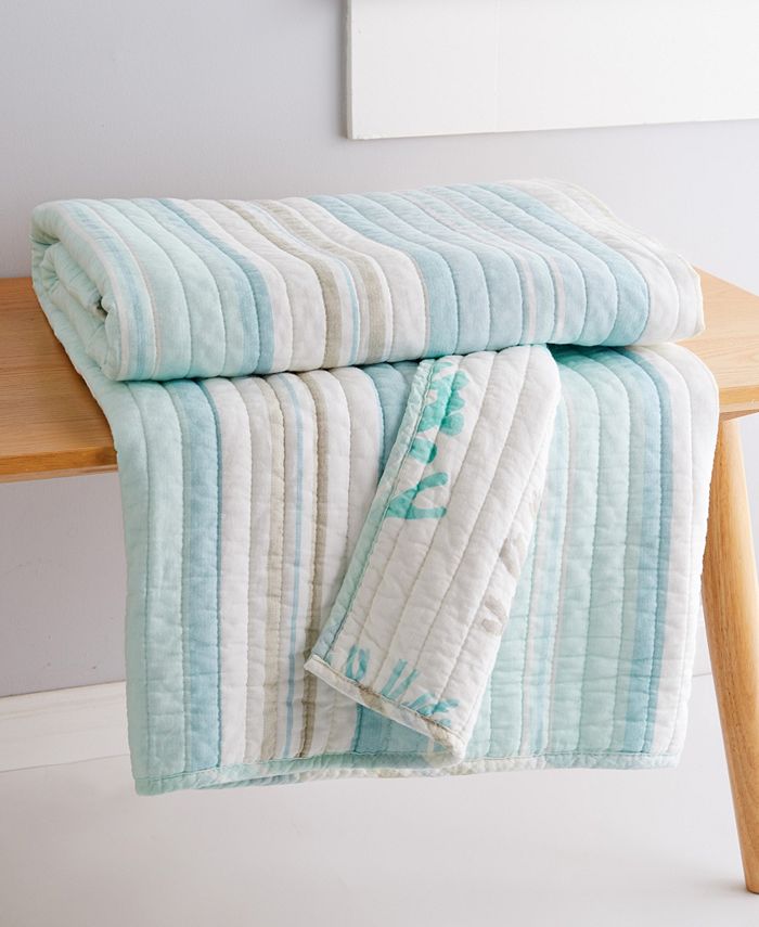Levtex Stone Harbor Reversible Quilted Throw, 50" x 60" Macy's