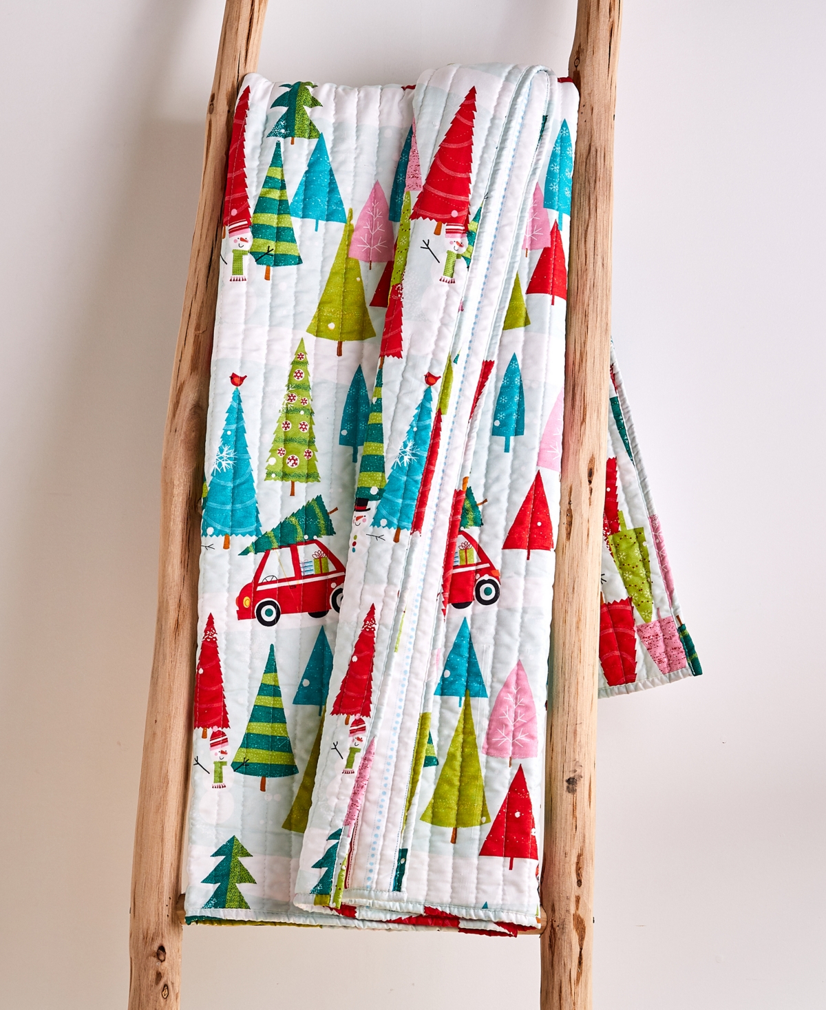 Levtex Holly Jolly Quilted Throw, 50" X 60" In Multi