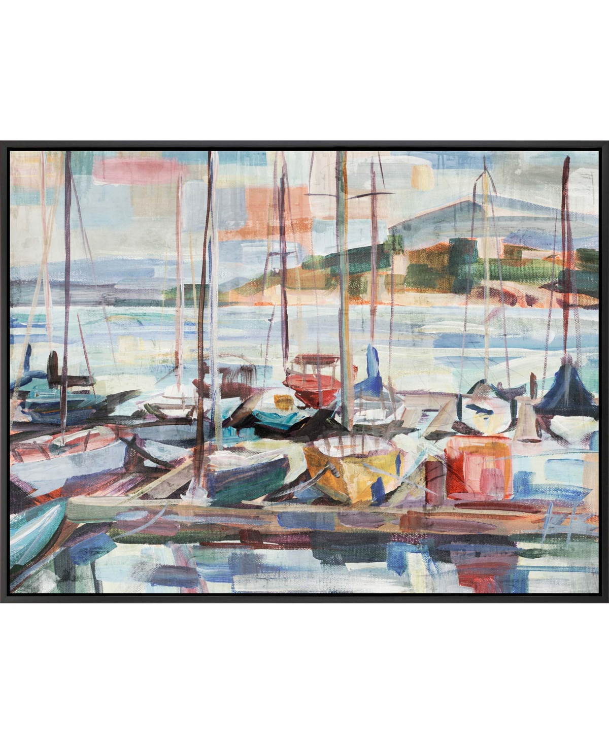 Paragon Picture Gallery Leschi Evening Canvas In Blue