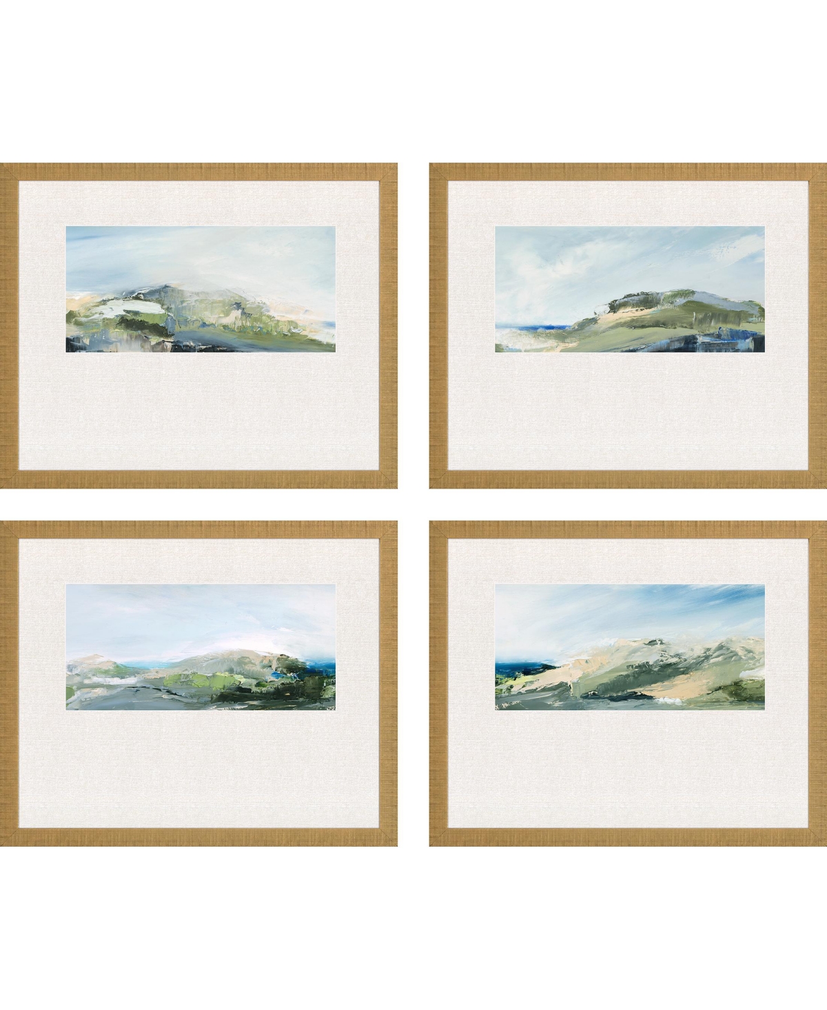Paragon Picture Gallery Nature's Peace Framed Art, Set Of 4 In Green