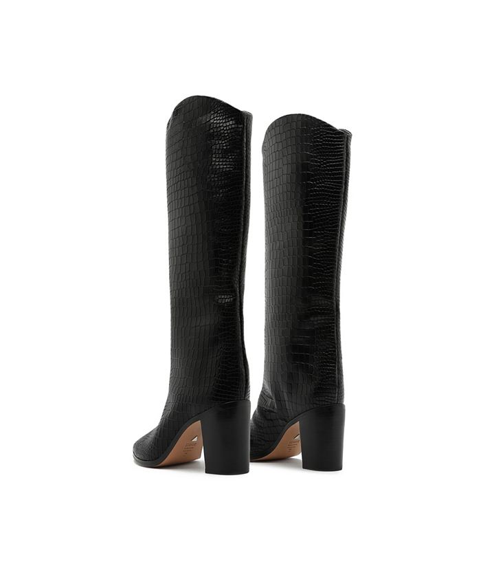 Schutz Women's Maryana High Block Heel Boots - Macy's
