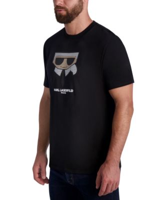 Men's Slim Fit Short Sleeve Flat Head Karl Logo T-Shirt, Created for Macy's