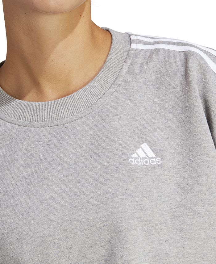 Three stripe crew 2024 neck sweat by adidas