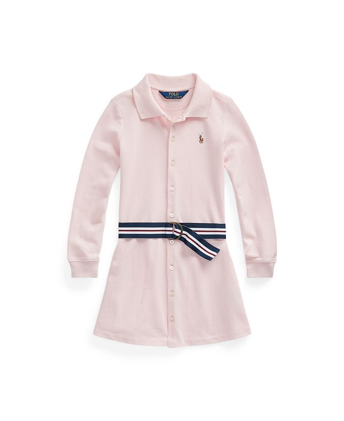 Polo Ralph Lauren Toddler and Little Girls Belted Knit Oxford Polo ...
