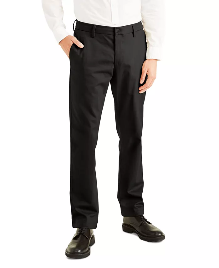 Men's Signature Slim Fit Iron Free Khaki Pants with Stain Defender - thumbnail 6