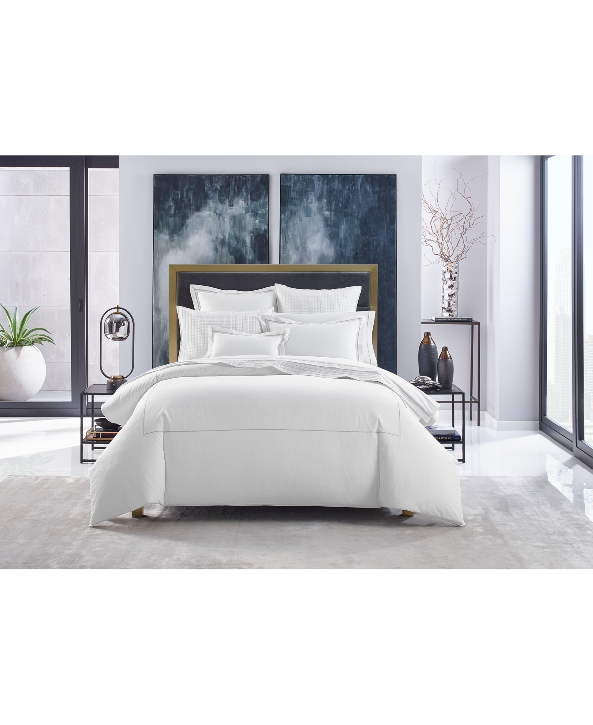 HOTEL COLLECTION ITALIAN PERCALE 3-PC. DUVET COVER SET, FULL/QUEEN, EXCLUSIVELY AT MACY'S 