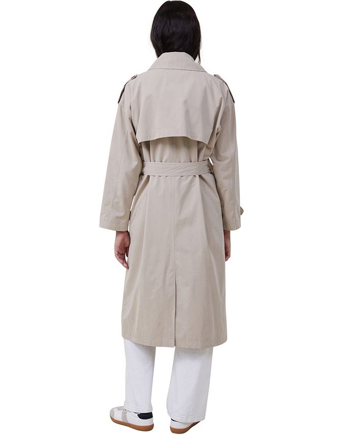 COTTON ON Women's Drop Shoulder Trench Coat - Macy's