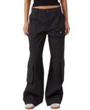 BASS OUTDOOR Women's High-Rise Canvas Cargo Pants - Macy's