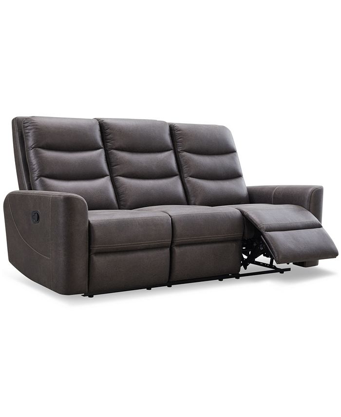 Abbyson Living Bentley 70.5" Polyester Manual Reclining Sofa Macy's