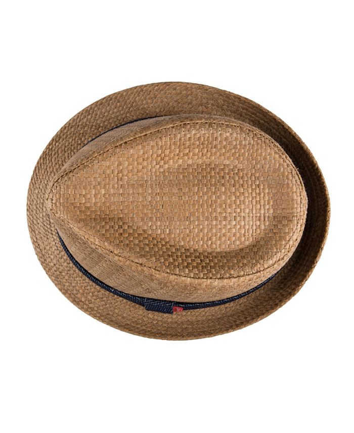 Levi's Men's Denim Band Straw Fedora Hat Macy's