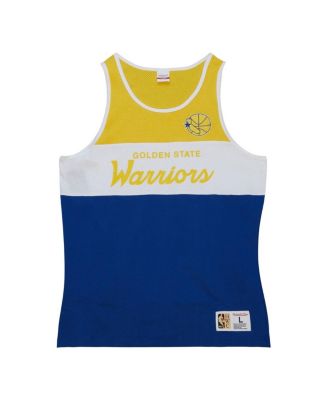 Men's Royal Golden State Warriors Special Script Tank Top