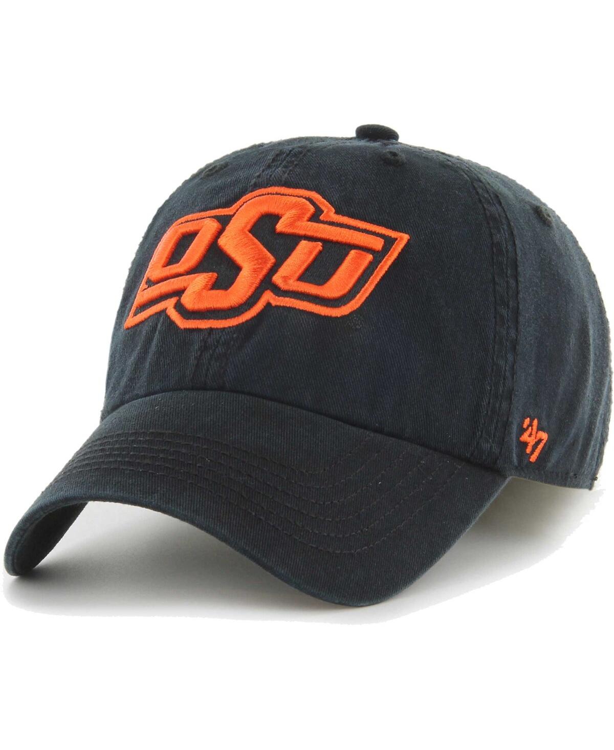 47 Brand Men's ' Black Oklahoma State Cowboys Franchise Fitted Hat
