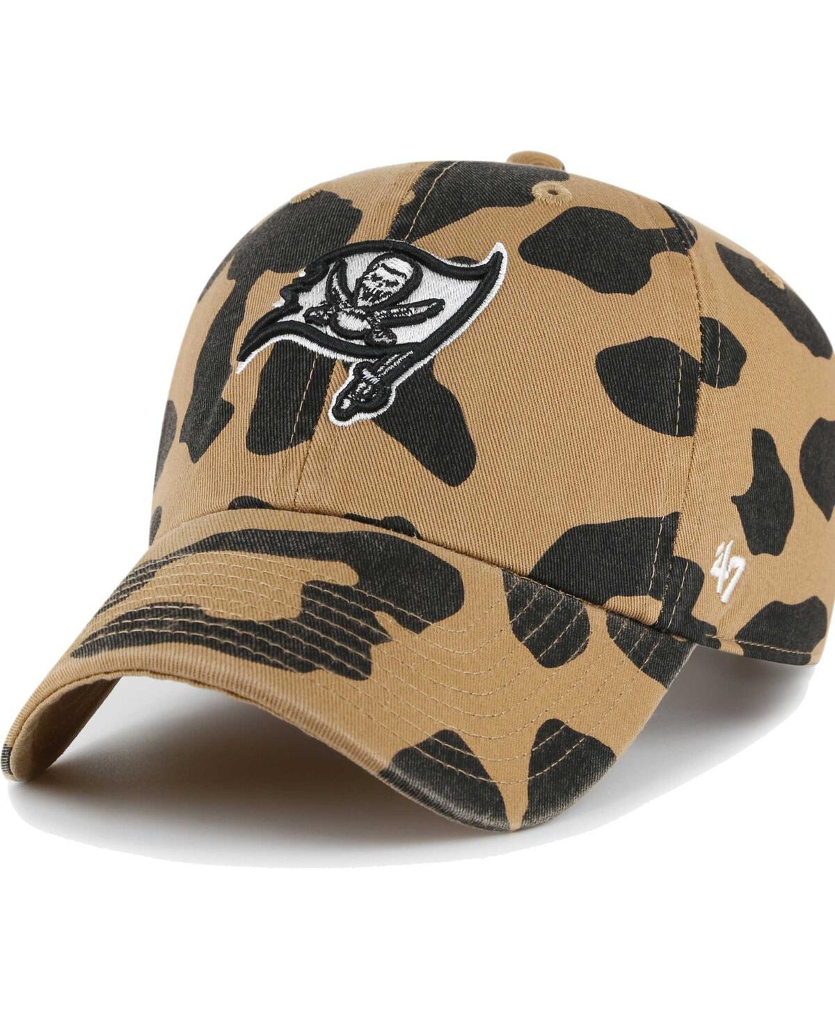 47 Brand Women's ' Tan Tampa Bay Buccaneers Rosette Clean Up Adjustable Hat In Tan
