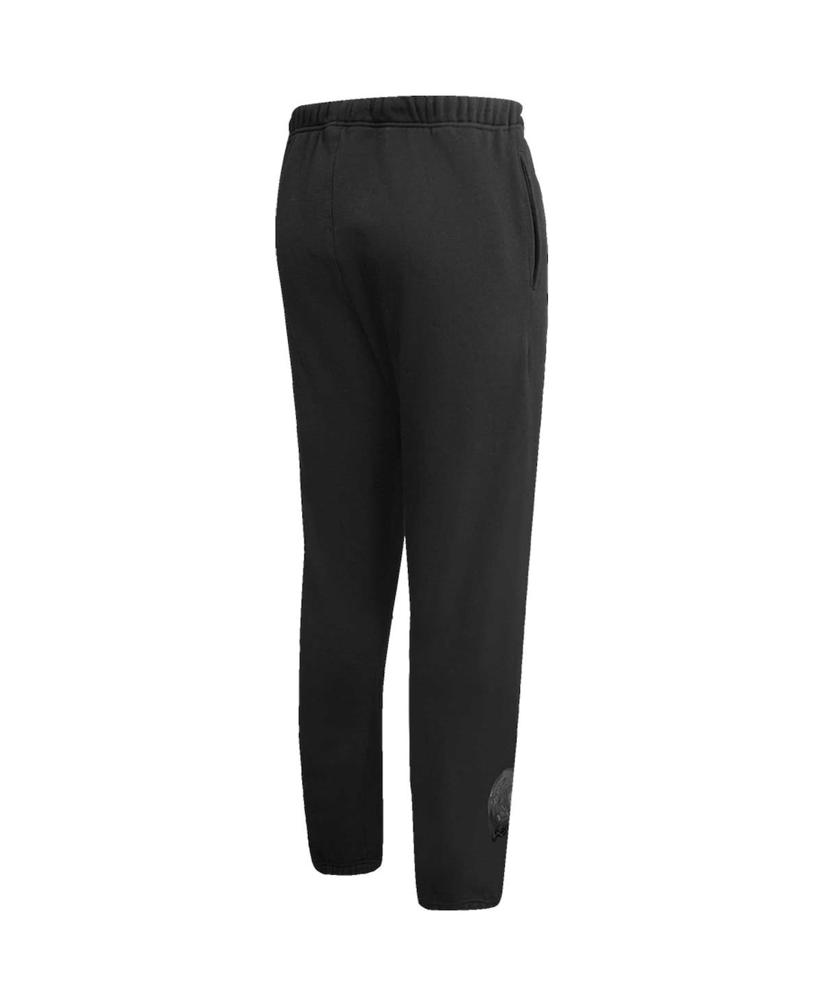 PRO STANDARD MEN'S PRO STANDARD BLACK DALLAS COWBOYS NEUTRAL FLEECE SWEATPANTS 