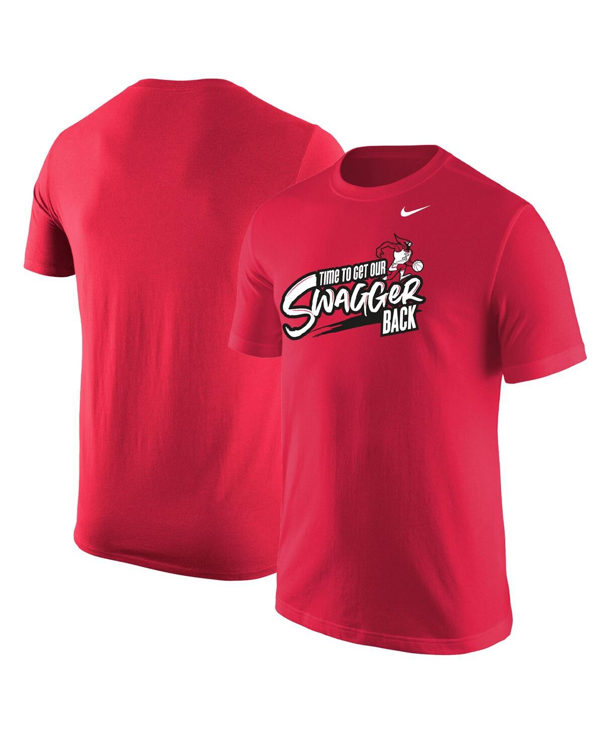 Shop Nike Men's  Red Illinois State Redbirds Swagger T-shirt