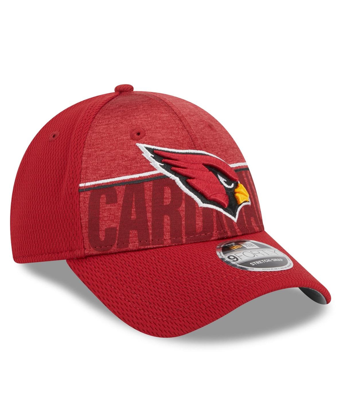 New Era Men's  Cardinal Arizona Cardinals 2023 Nfl Training Camp 9forty Adjustable Hat In Cardinal