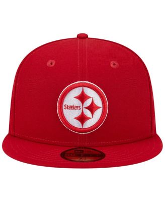 Men's Scarlet Pittsburgh Steelers Super Bowl XLIII Main Patch 59FIFTY Fitted Hat