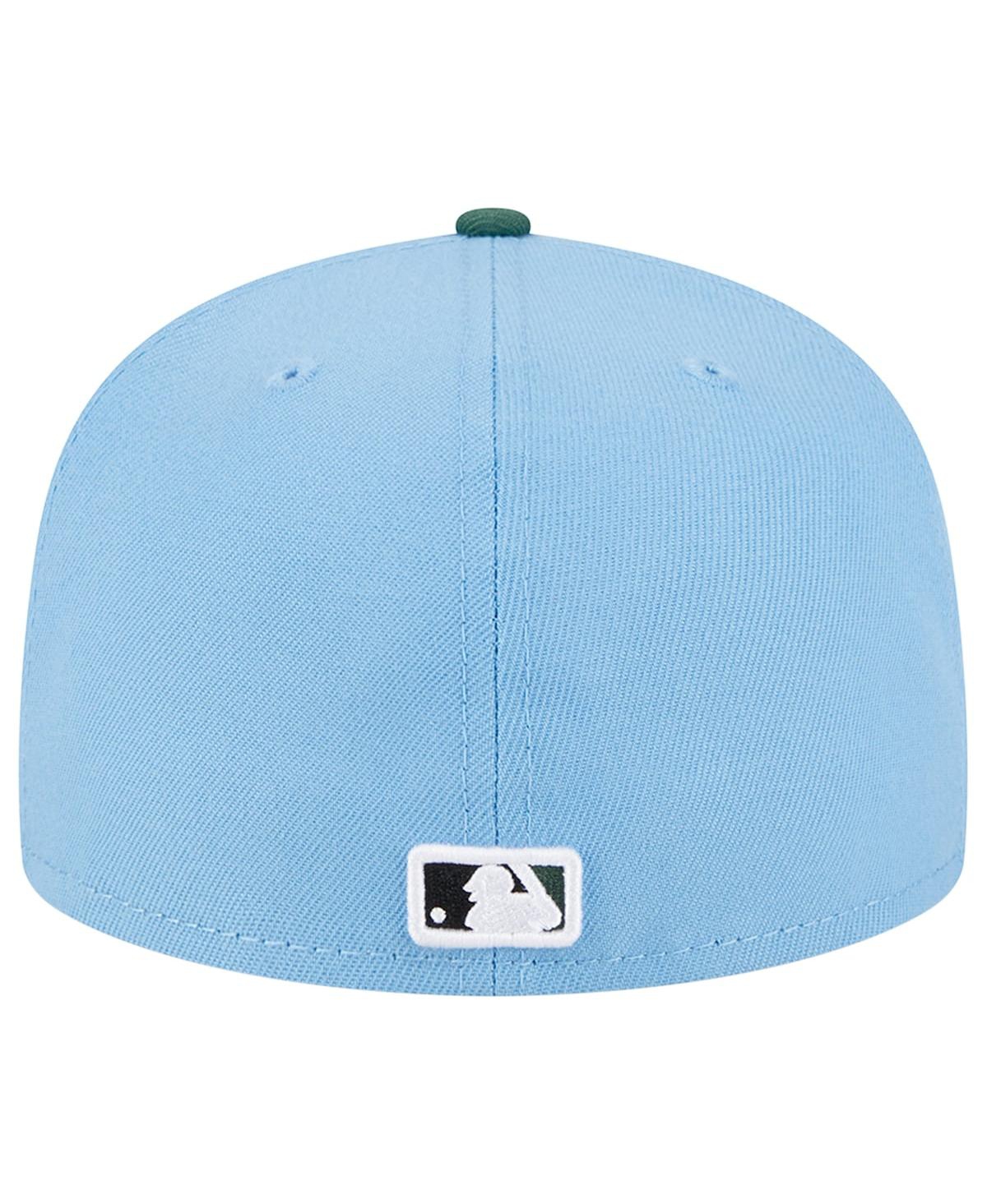 New Era Men's  Sky Blue, Cilantro New York Yankees 2000 Subway Series 59fifty Fitted Hat In Sky Blue,cilantro